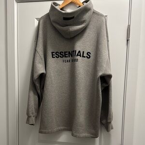 Fear of God Essentials Gray Hoodie